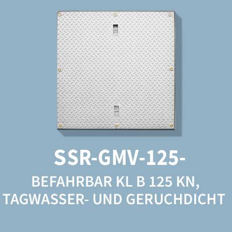 Schachtabdeckung: Typ wasserdicht SSR GMV 125kN befahrbar