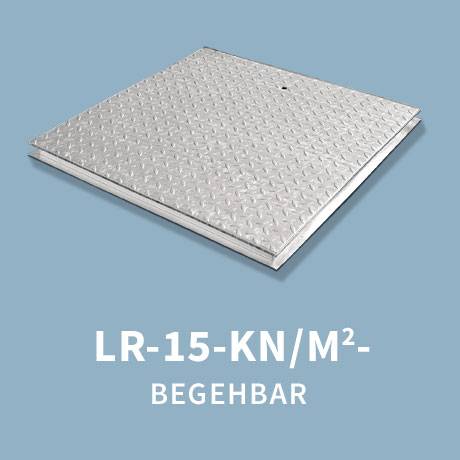 Schachtabdeckung: Typ Normal LR 15kNqm begehbar
