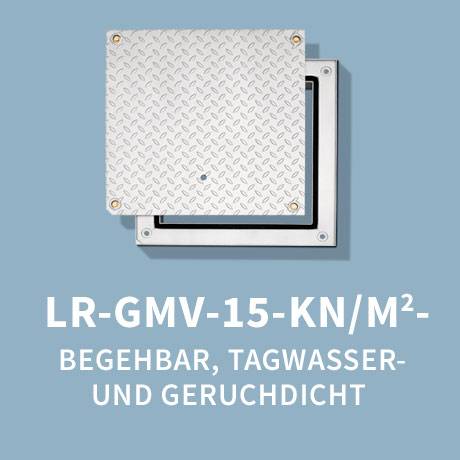 Schachtabdeckung: Typ wasserdicht LRL GMV 15kNqm begehbar