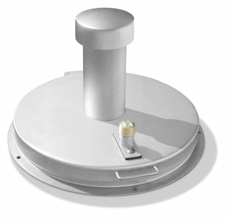 Schachtabdeckung Typ Brunnen rund mit Dunstkamin