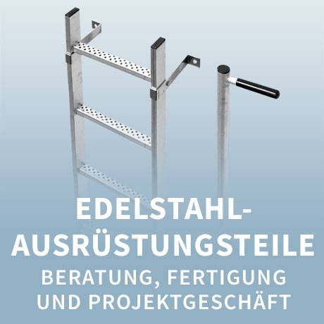 Edelstahl-Ausrüstteile: Beratung, Fertigung und Montage