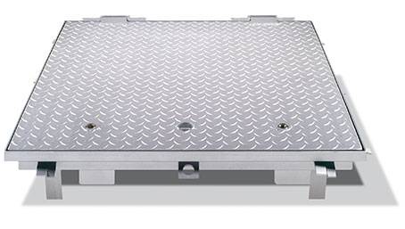 Schachtabdeckungen Typ SSR GMV ÖH 125KN wasserdicht mit Öffnungshilfe